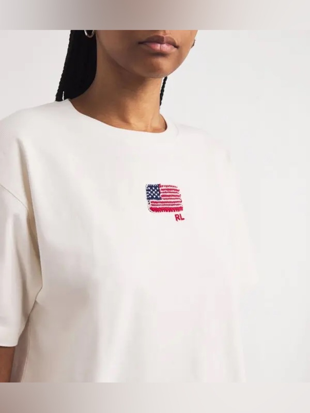 Polo Ralph Lauren USA 100% Cotton Tee $160 Size Small fits medium